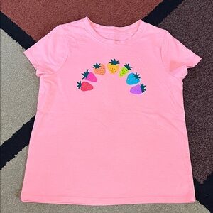 🍓Glitter Strawberry 🍓 T-Shirt / Size Medium girls (8) / Brand - Cat & Jack